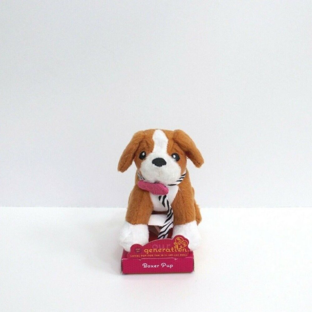 Our Generation Boxer Pup Mini Loyal Pup Collection Plush 3.5"